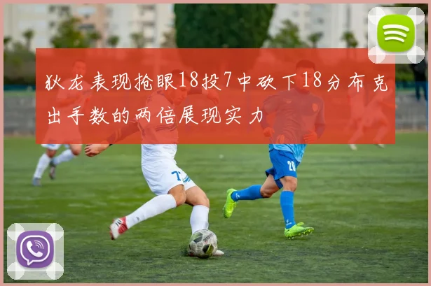 狄龙表现抢眼18投7中砍下18分布克出手数的两倍展现实力